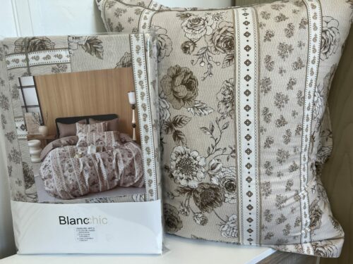 Parure De Couette N°112 - Bouquet d'antan (Marron et Beige) – Image 2