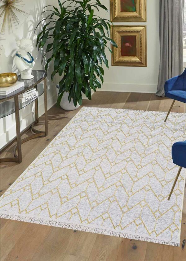Tapis - COLORADO 08 (Crème et Beige) – Image 1