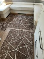 Lot de 6 tapis - Web (Marron)