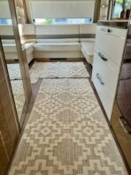 Lot de 6 tapis - Mosaïque (Beige et Blanc) – Image 5