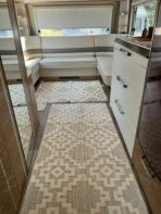 Lot de 6 tapis - Mosaïque (Beige et Blanc) – Image 6