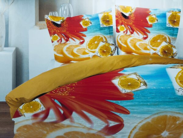 Parure De Couette N°120 - Citron (MICROFIBRE) – Image 1
