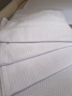 Lot de 3 Plaids/Serviette - Nid d’Abeille (Protège-fauteuils) – Image 3