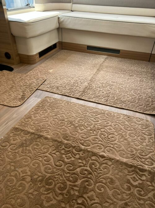 Lot de 6 tapis - Moquette (Marron) Nº8 – Image 4