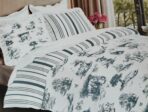 Parure De Couette N°130 - Versailles Bleu (Coton) – Image 2
