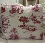 Parure De Couette N°129 - Versailles rouge (Coton) – Image 3