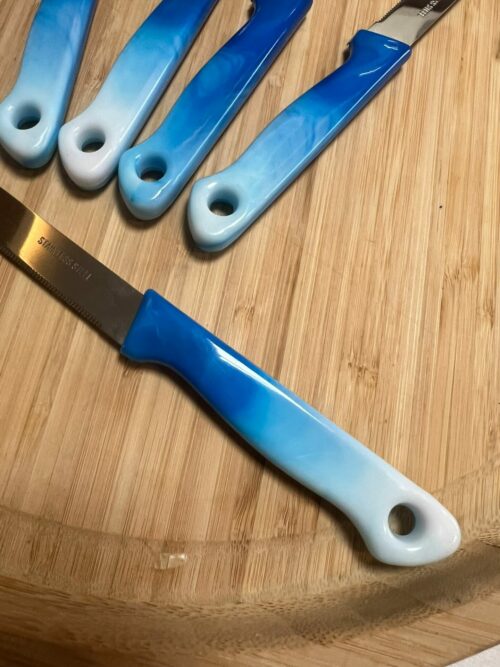 Couteaux Solingen N°17 - Couteaux à dent (Bleu) – Image 2