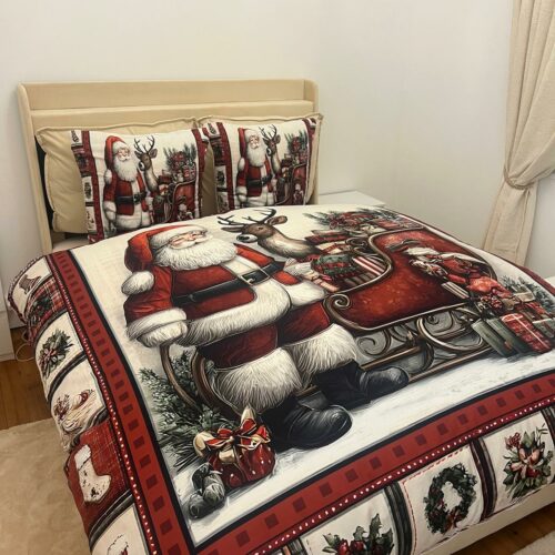 Parure De Couette N°132 - Père noel (200x200 - Polyester)