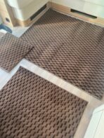 Lot de 6 tapis - Mosaïque N°2 (Marron)