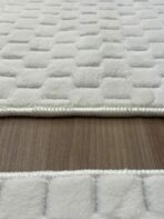 Lot de 6 tapis - Mosaïque N°2 (Blanc) – Image 3