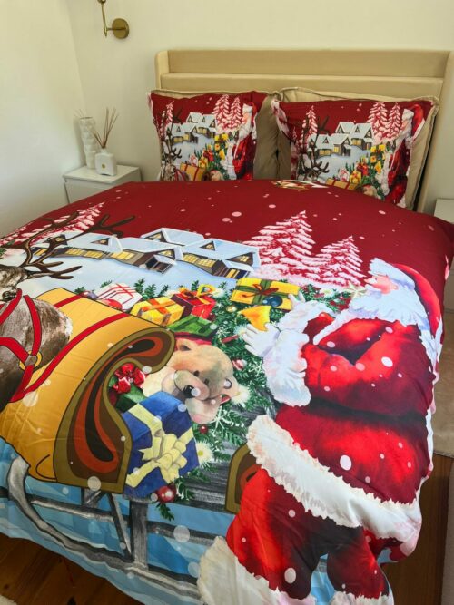 Parure De Couette N°134 - Magie de Noël (200x200 - Polyester) – Image 5