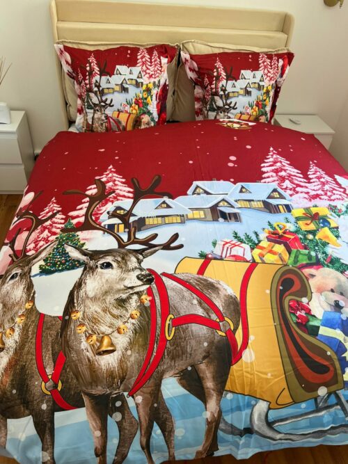 Parure De Couette N°134 - Magie de Noël (200x200 - Polyester) – Image 4