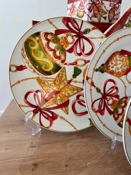 Service de table en Porcelaine - Ornement Noël (31 pièces) – Image 5