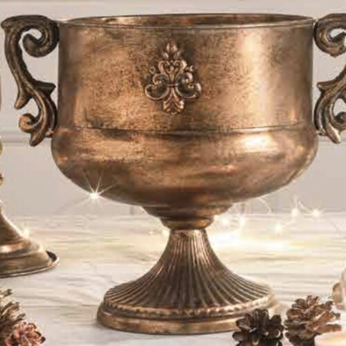 Seau à champagne n°22 - Métal vieilli (Style Doré)