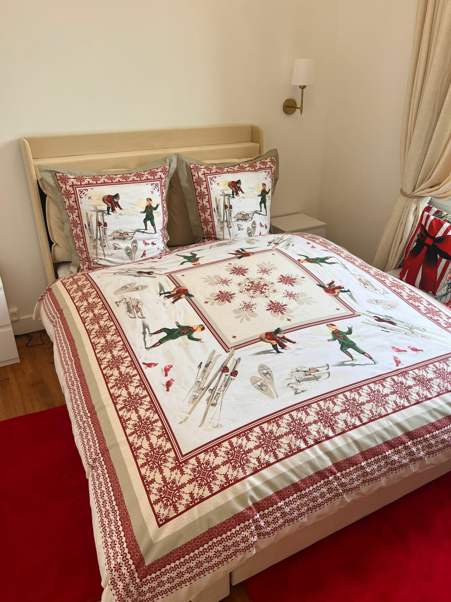 WhatsApp Image 2025-10-28 at 09.59.12 (1) Parure De Couette N°135 - Skieur (Coton) – Image 1