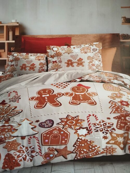 Parure De Couette N°136 - Pain d'épice n°2 (Coton) – Image 2