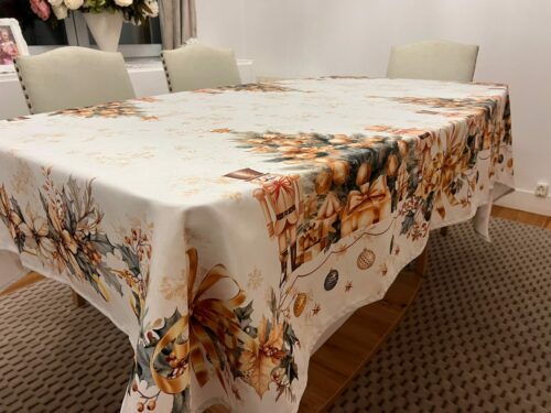WhatsApp Image 2025-10-31 at 10.35.13 (2) Nappe - Noël doré – Image 2