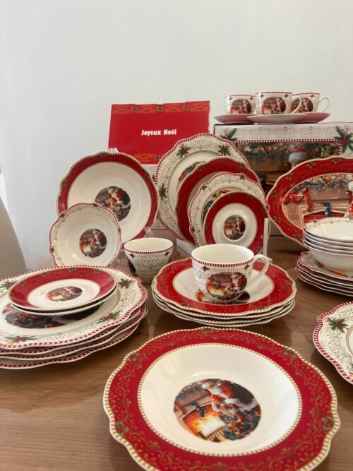WhatsApp Image 2025-10-31 at 11.09.41 (2) Service de table en Porcelaine - Magie du Réveillon (38 pièces) – Image 2