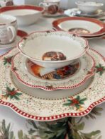 Service de table en Porcelaine - Magie du Réveillon (38 pièces) – Image 9