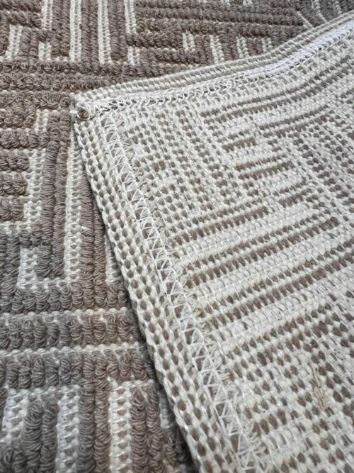 Lot de 6 tapis - Labyrinthe (Marron) – Image 2