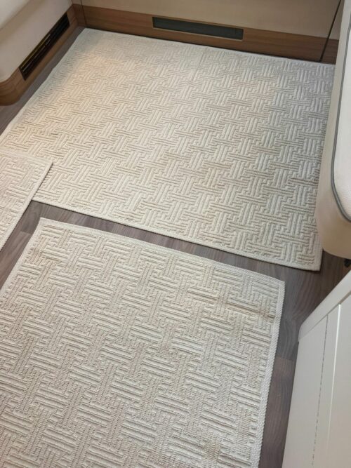 Lot de 6 tapis - Labyrinthe (Beige) – Image 5