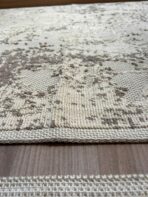 Lot de 6 tapis - Maya (Marron et blanc) – Image 4