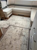 Lot de 6 tapis - Maya (Marron et blanc) – Image 3