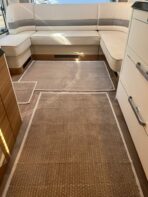 Lot de 6 tapis - Nid-d’abeilles (Marron)