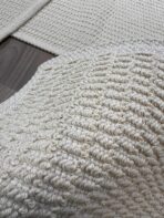 Lot de 6 tapis - Nid-d’abeilles (Beige) – Image 8