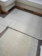 Lot de 6 tapis - Nid-d’abeilles (Beige) – Image 2