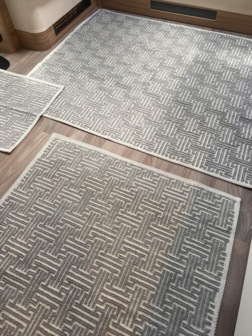 Lot de 6 tapis - Labyrinthe (gris) – Image 4
