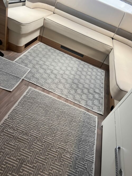 Lot de 6 tapis - Labyrinthe (gris) – Image 6