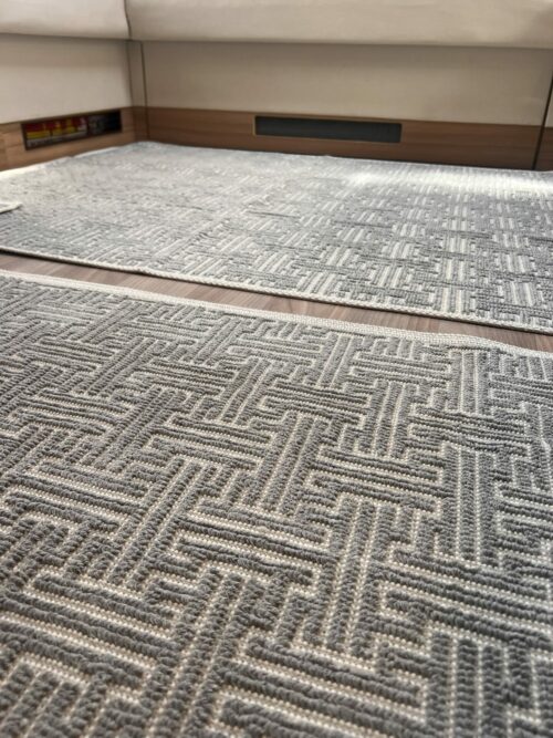 Lot de 6 tapis - Labyrinthe (gris) – Image 5