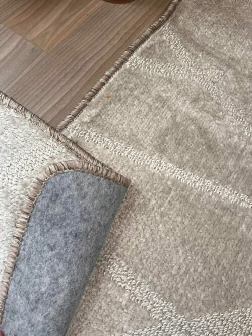 Lot de 6 tapis - Moquette(taupe relief) – Image 2