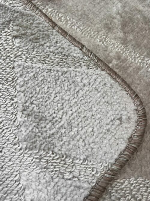 Lot de 6 tapis - Moquette(taupe relief) – Image 3