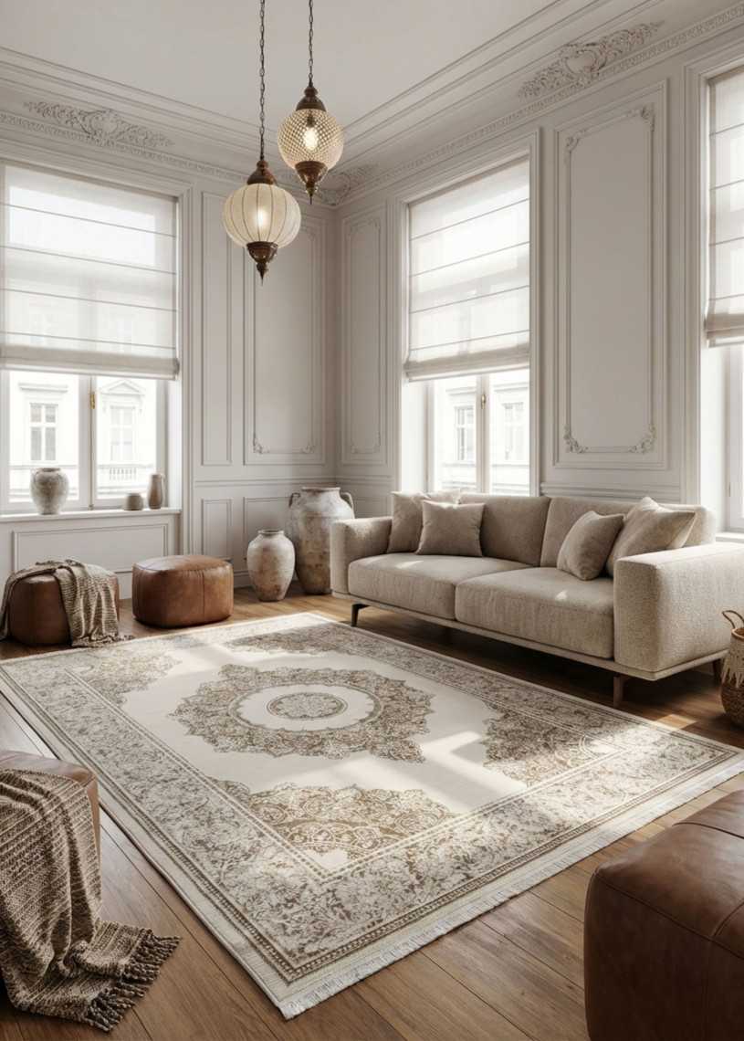 IMG_1770 Tapis Héra Beige – Image 1