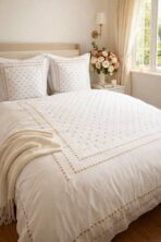 Parure De Couette N°147 - Perlé (Beige)