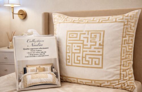 Parure De Couette N°145 -Labrys (Beige) – Image 3