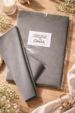 Langes-Caila  Chiffon Special Carreaux Noirs