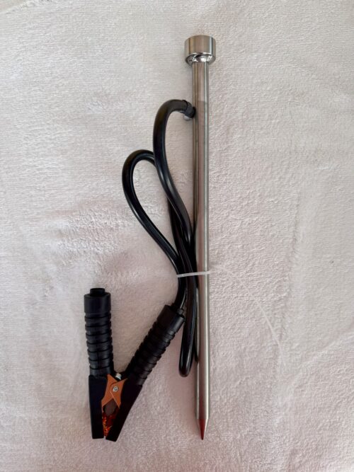 Piquets de terre 40cm pour caravane et camping-car avec pince de raccordement – Image 2
