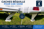 Caches béquille pour caravane – Lot de 4 – Image 2