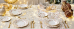 Service de table Porcelaine - Golden winter
