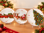 Service de table Porcelaine et Mélamine - Décembre (20 pièces)