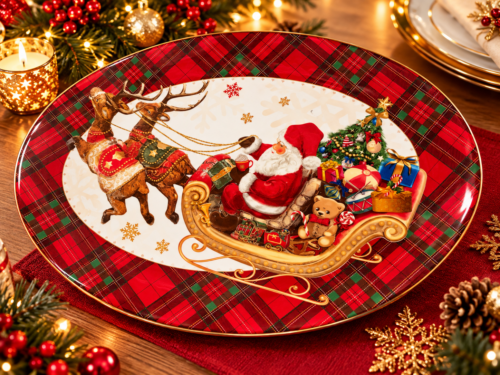 Service de table Porcelaine et Mélamine - Décembre (20 pièces) – Image 6