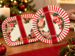 Service de table Porcelaine et Mélamine - Candy Cane ( 32 Pièces) – Image 3