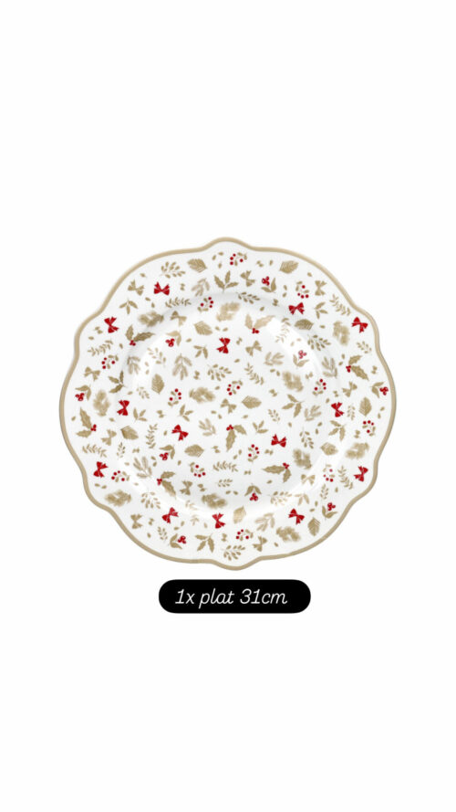 Service de table Porcelaine - Golden winter – Image 3