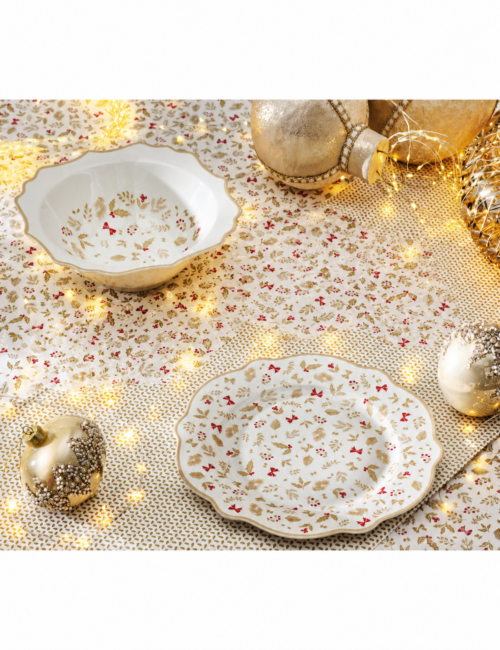 Service de table Porcelaine - Golden winter – Image 2
