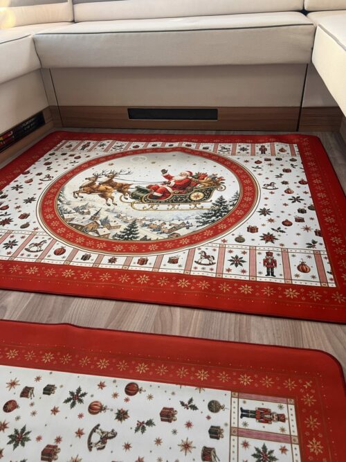 Lot de 6 tapis - pere Noel, traîneau – Image 3