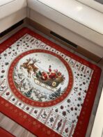 Lot de 6 tapis - pere Noel, traîneau – Image 4